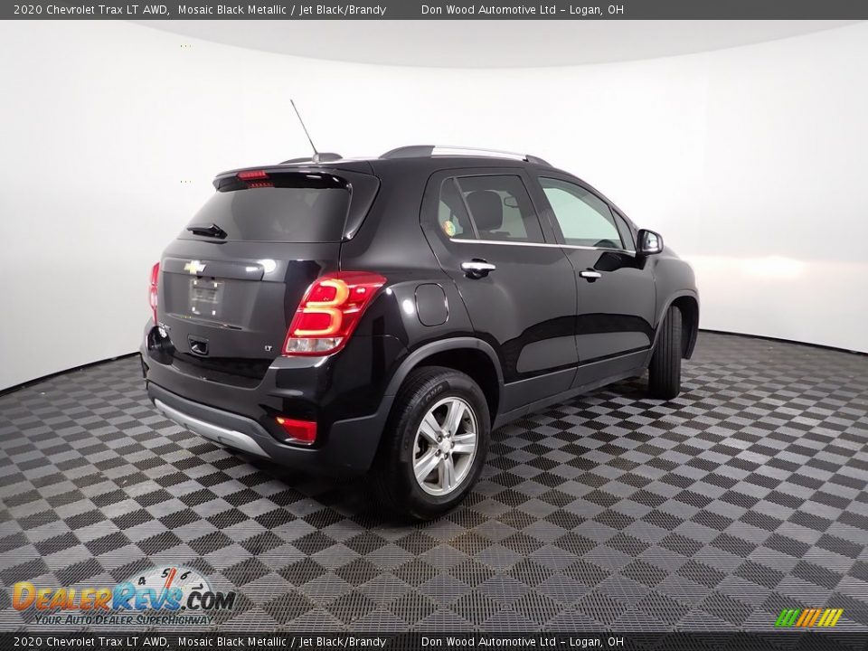 2020 Chevrolet Trax LT AWD Mosaic Black Metallic / Jet Black/Brandy Photo #9