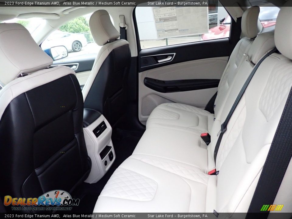 Rear Seat of 2023 Ford Edge Titanium AWD Photo #11