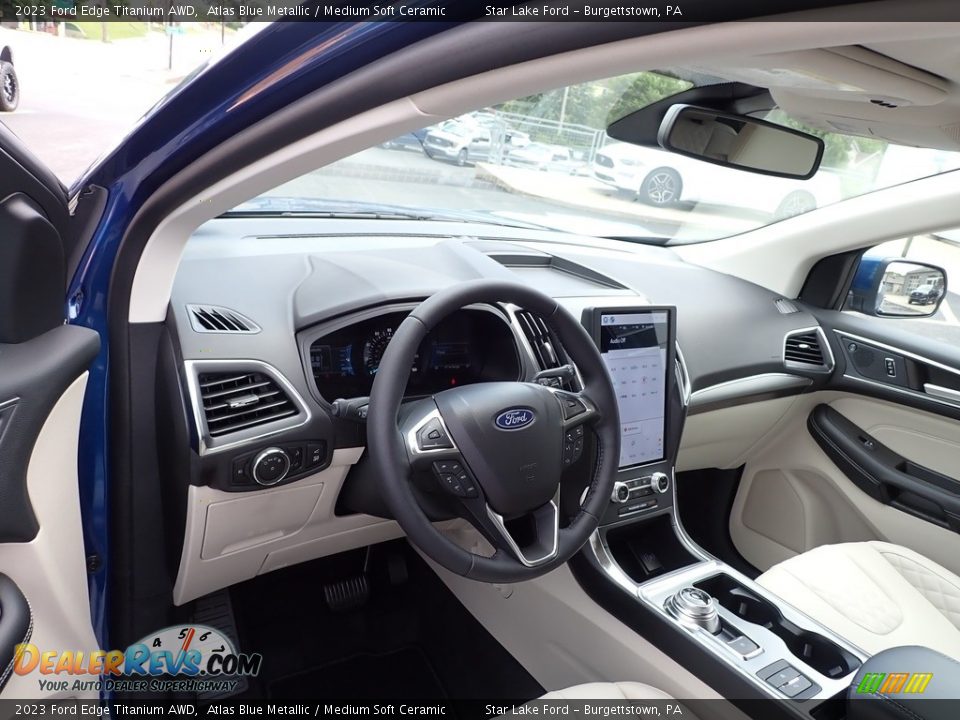 Dashboard of 2023 Ford Edge Titanium AWD Photo #12