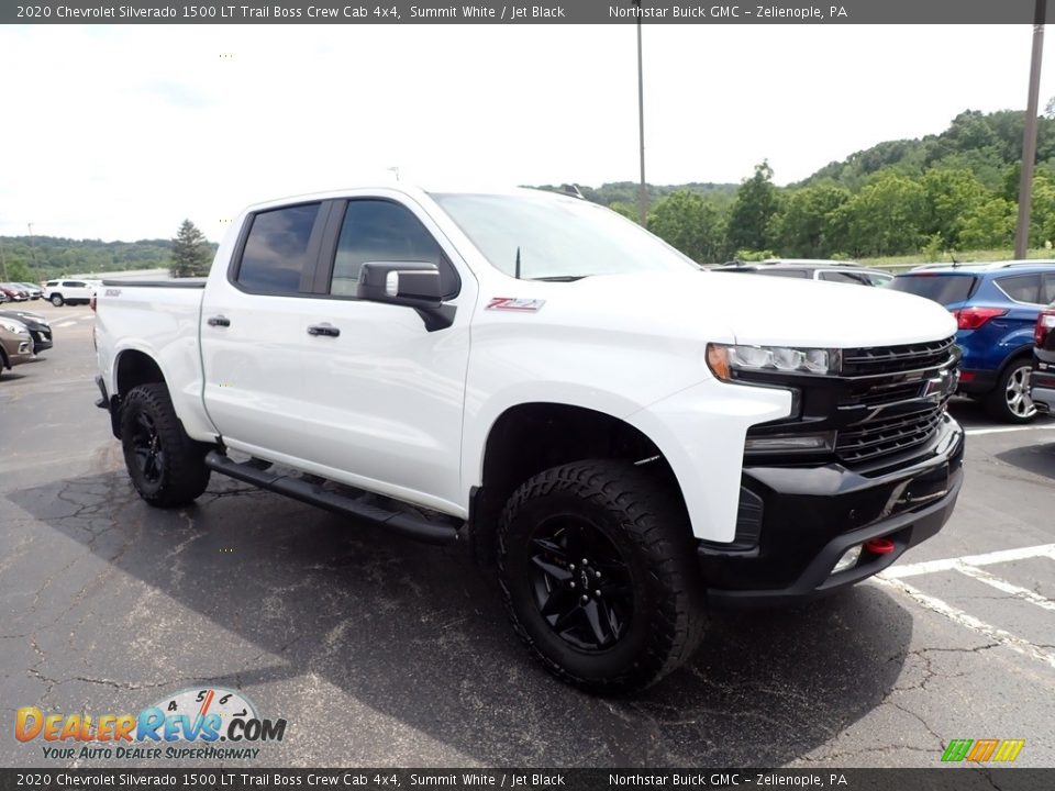 2020 Chevrolet Silverado 1500 LT Trail Boss Crew Cab 4x4 Summit White / Jet Black Photo #9