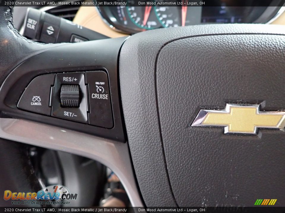 2020 Chevrolet Trax LT AWD Mosaic Black Metallic / Jet Black/Brandy Photo #15