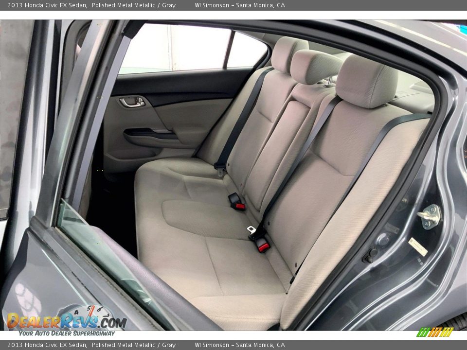 2013 Honda Civic EX Sedan Polished Metal Metallic / Gray Photo #20