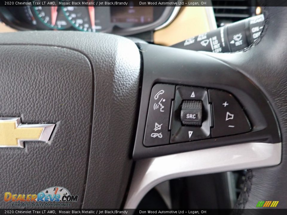 2020 Chevrolet Trax LT AWD Mosaic Black Metallic / Jet Black/Brandy Photo #16