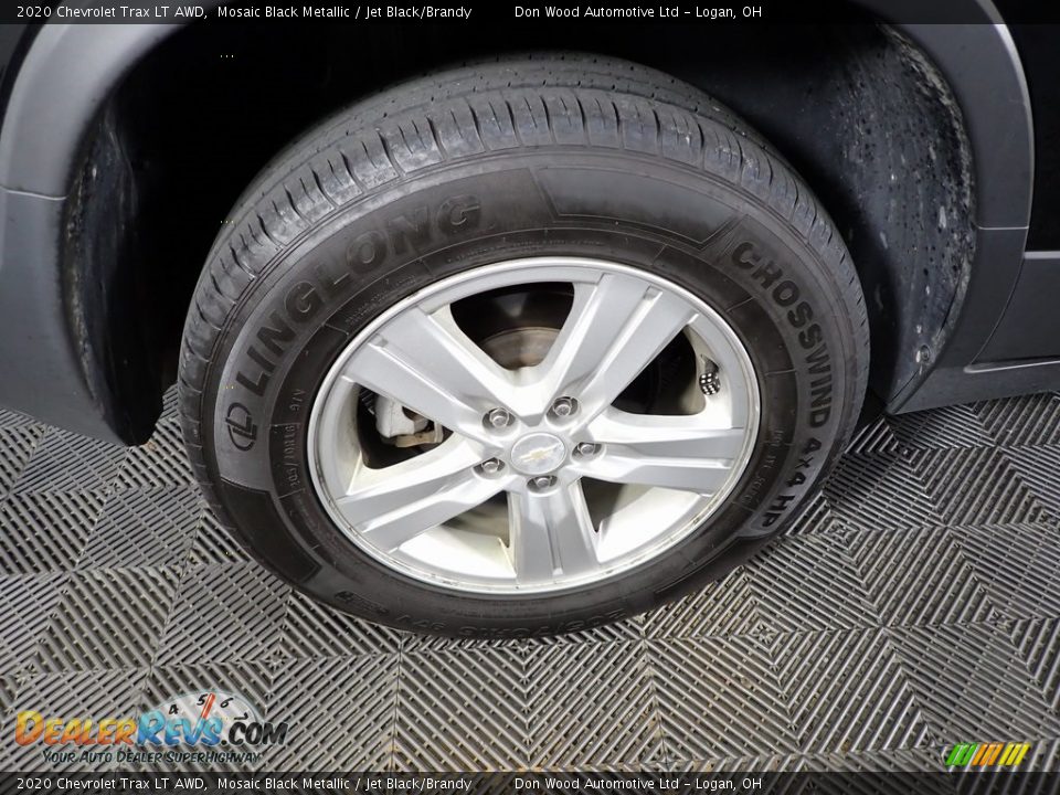 2020 Chevrolet Trax LT AWD Mosaic Black Metallic / Jet Black/Brandy Photo #28
