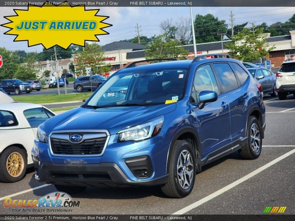 2020 Subaru Forester 2.5i Premium Horizon Blue Pearl / Gray Photo #1