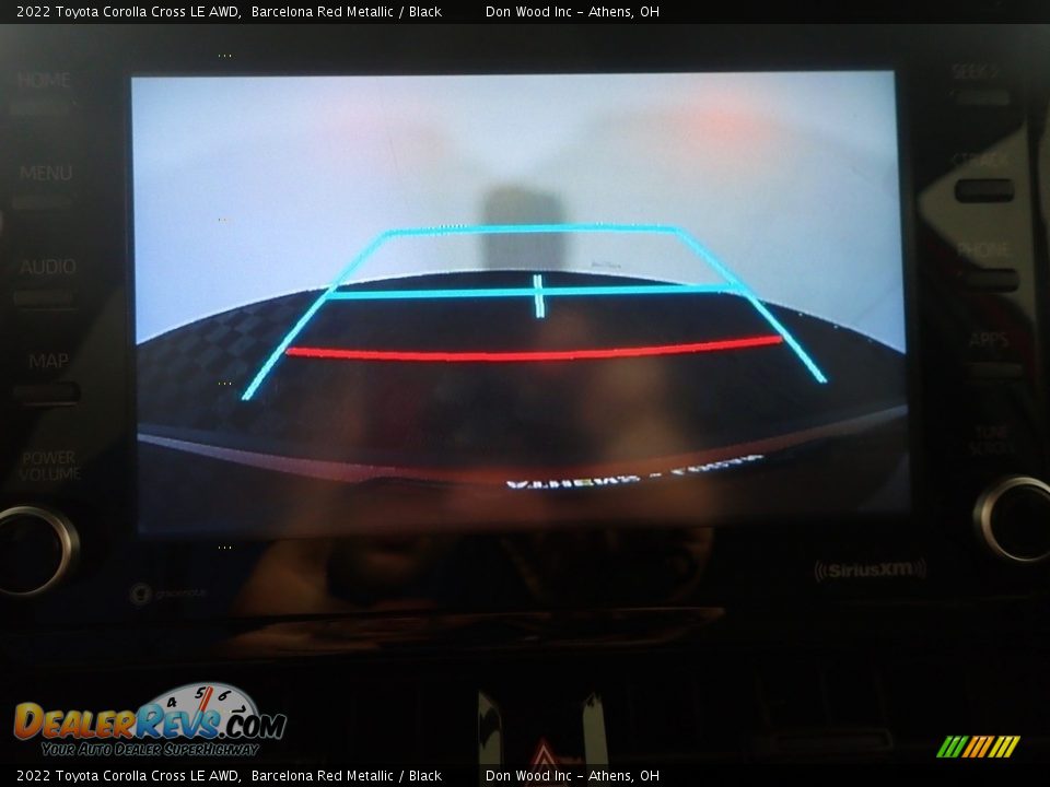 2022 Toyota Corolla Cross LE AWD Barcelona Red Metallic / Black Photo #2