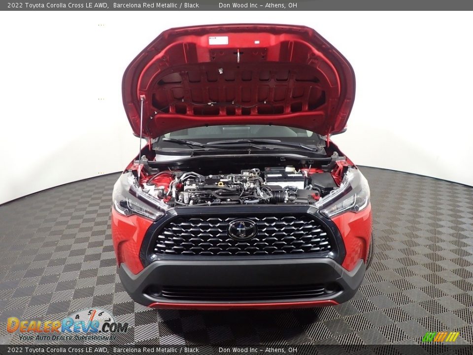 2022 Toyota Corolla Cross LE AWD Barcelona Red Metallic / Black Photo #5