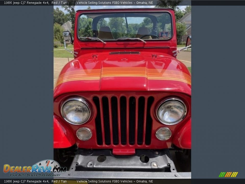 1986 Jeep CJ7 Renegade 4x4 Red / Tan Photo #9