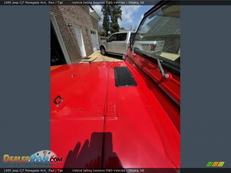 1986 Jeep CJ7 Renegade 4x4 Red / Tan Photo #10