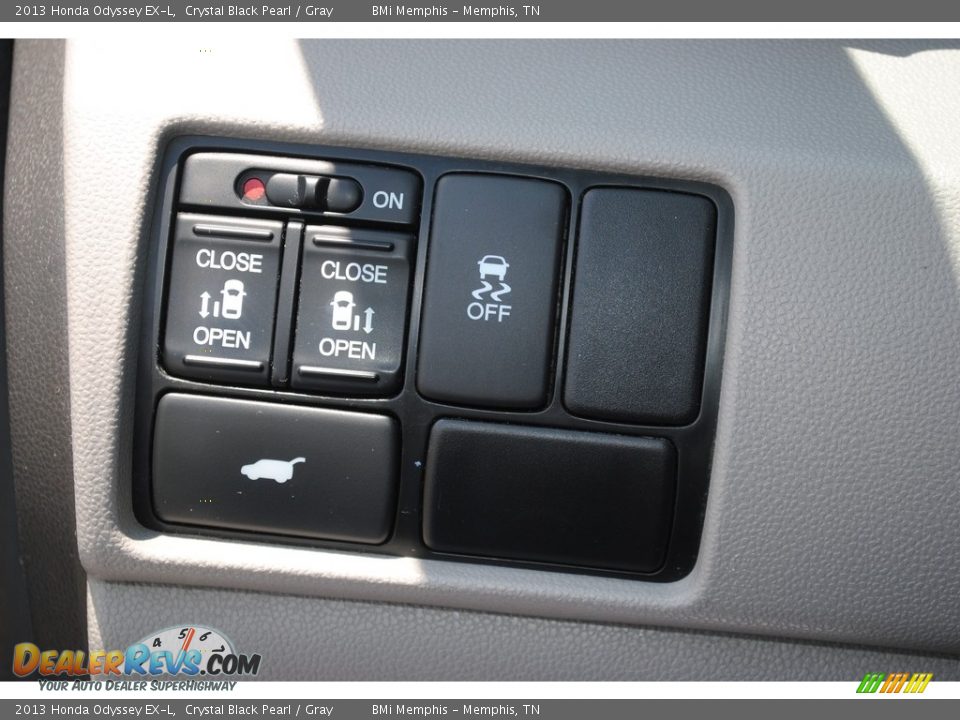 2013 Honda Odyssey EX-L Crystal Black Pearl / Gray Photo #16