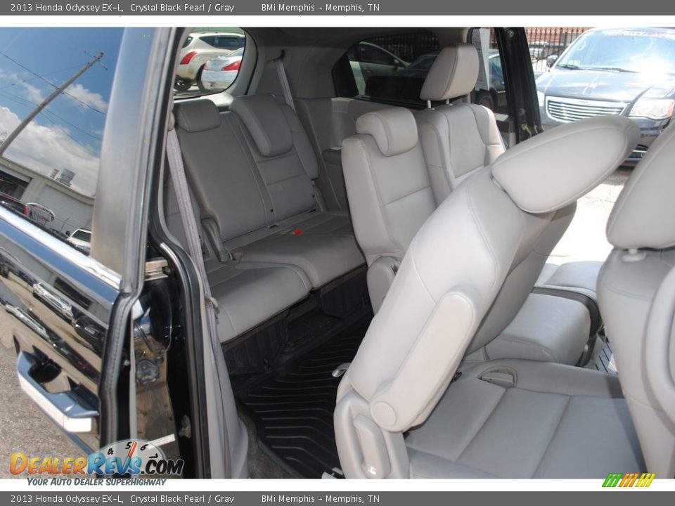 2013 Honda Odyssey EX-L Crystal Black Pearl / Gray Photo #26