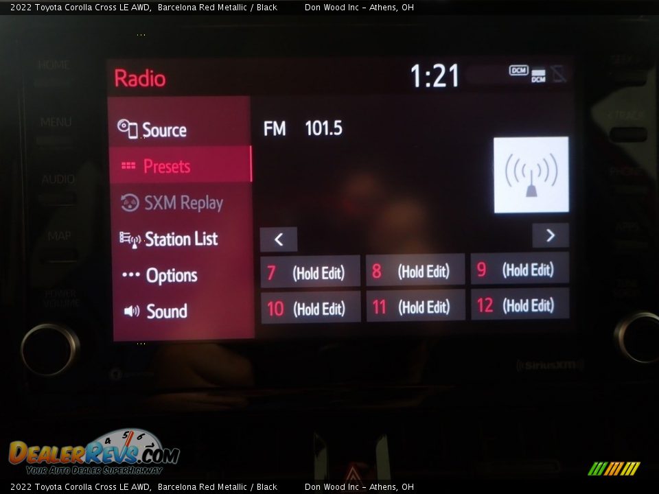 2022 Toyota Corolla Cross LE AWD Barcelona Red Metallic / Black Photo #21