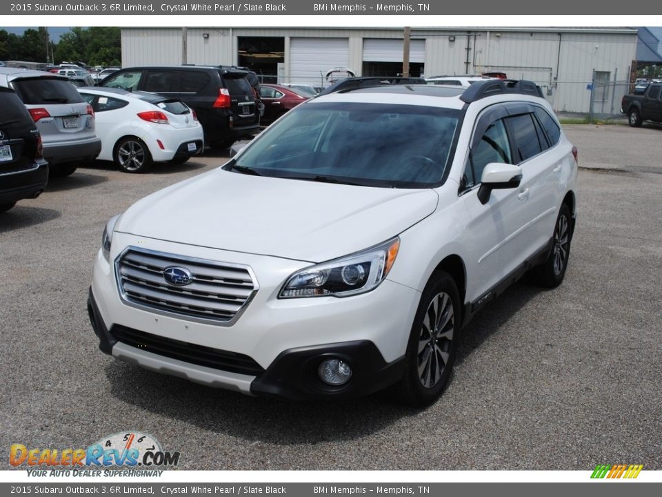 2015 Subaru Outback 3.6R Limited Crystal White Pearl / Slate Black Photo #1