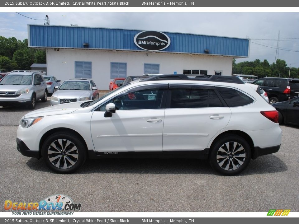 2015 Subaru Outback 3.6R Limited Crystal White Pearl / Slate Black Photo #2