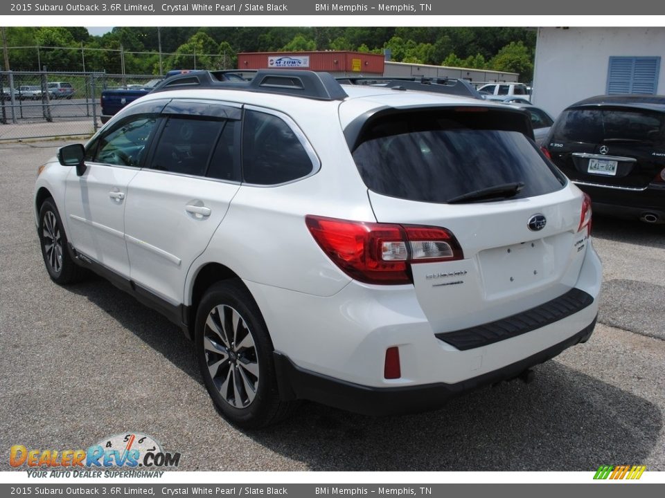 2015 Subaru Outback 3.6R Limited Crystal White Pearl / Slate Black Photo #3