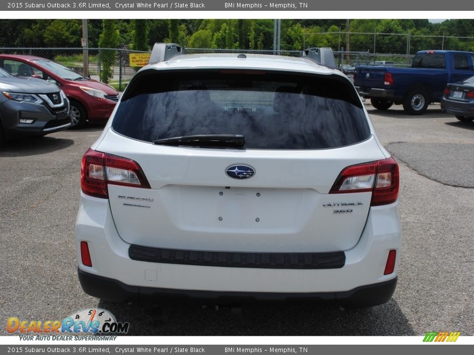 2015 Subaru Outback 3.6R Limited Crystal White Pearl / Slate Black Photo #4