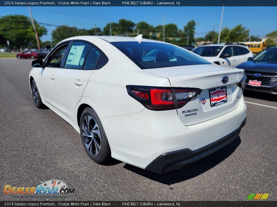 2024 Subaru Legacy Premium Crystal White Pearl / Slate Black Photo #4
