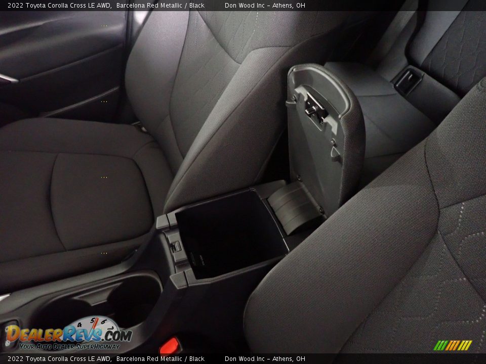 2022 Toyota Corolla Cross LE AWD Barcelona Red Metallic / Black Photo #28