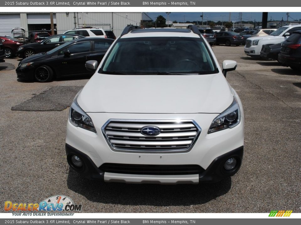 2015 Subaru Outback 3.6R Limited Crystal White Pearl / Slate Black Photo #8