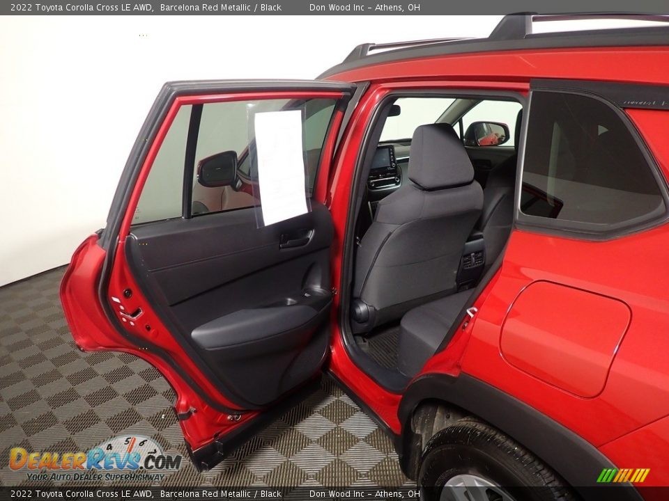 2022 Toyota Corolla Cross LE AWD Barcelona Red Metallic / Black Photo #29