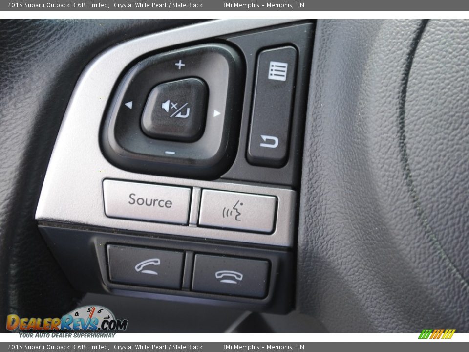 2015 Subaru Outback 3.6R Limited Steering Wheel Photo #13