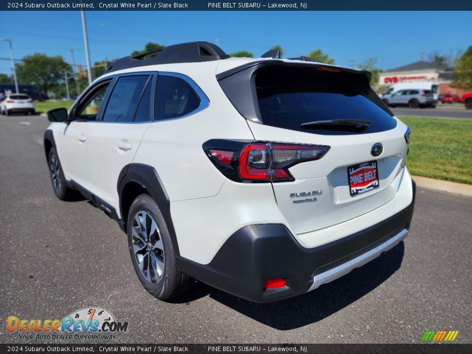 2024 Subaru Outback Limited Crystal White Pearl / Slate Black Photo #4