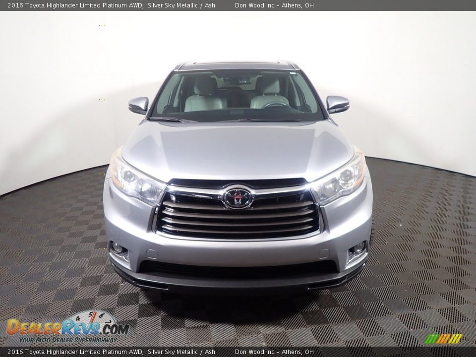 2016 Toyota Highlander Limited Platinum AWD Silver Sky Metallic / Ash Photo #6