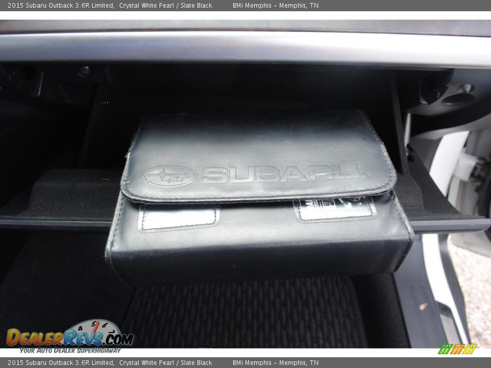 2015 Subaru Outback 3.6R Limited Crystal White Pearl / Slate Black Photo #29