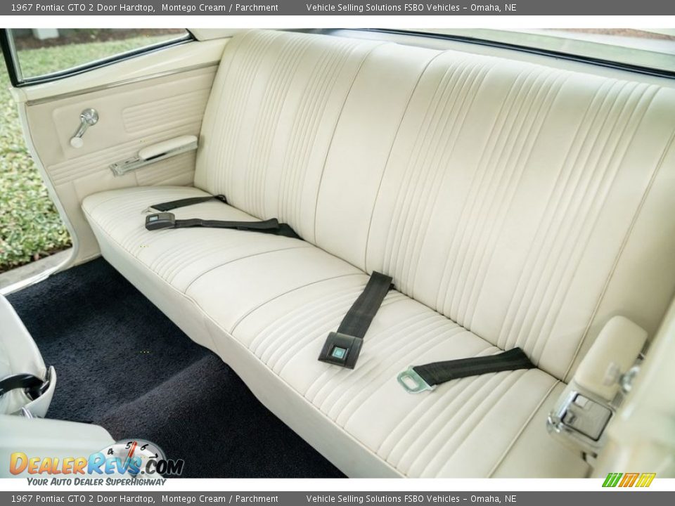 Rear Seat of 1967 Pontiac GTO 2 Door Hardtop Photo #16