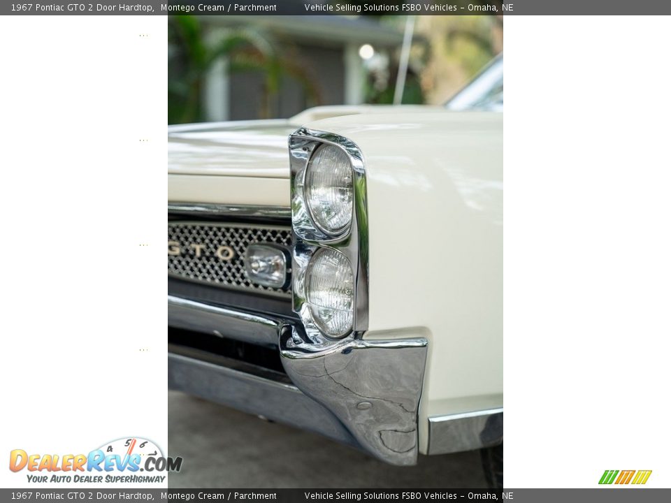 1967 Pontiac GTO 2 Door Hardtop Montego Cream / Parchment Photo #22
