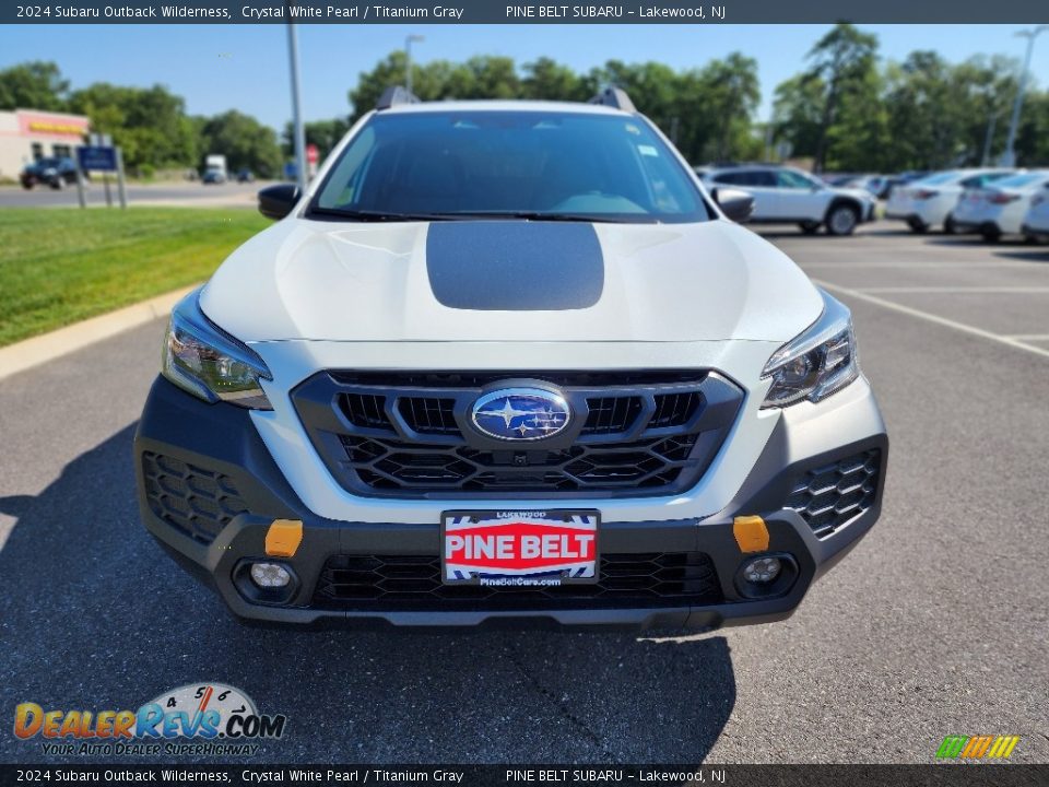 2024 Subaru Outback Wilderness Crystal White Pearl / Titanium Gray Photo #2