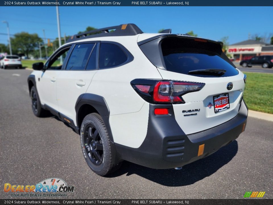 2024 Subaru Outback Wilderness Crystal White Pearl / Titanium Gray Photo #4