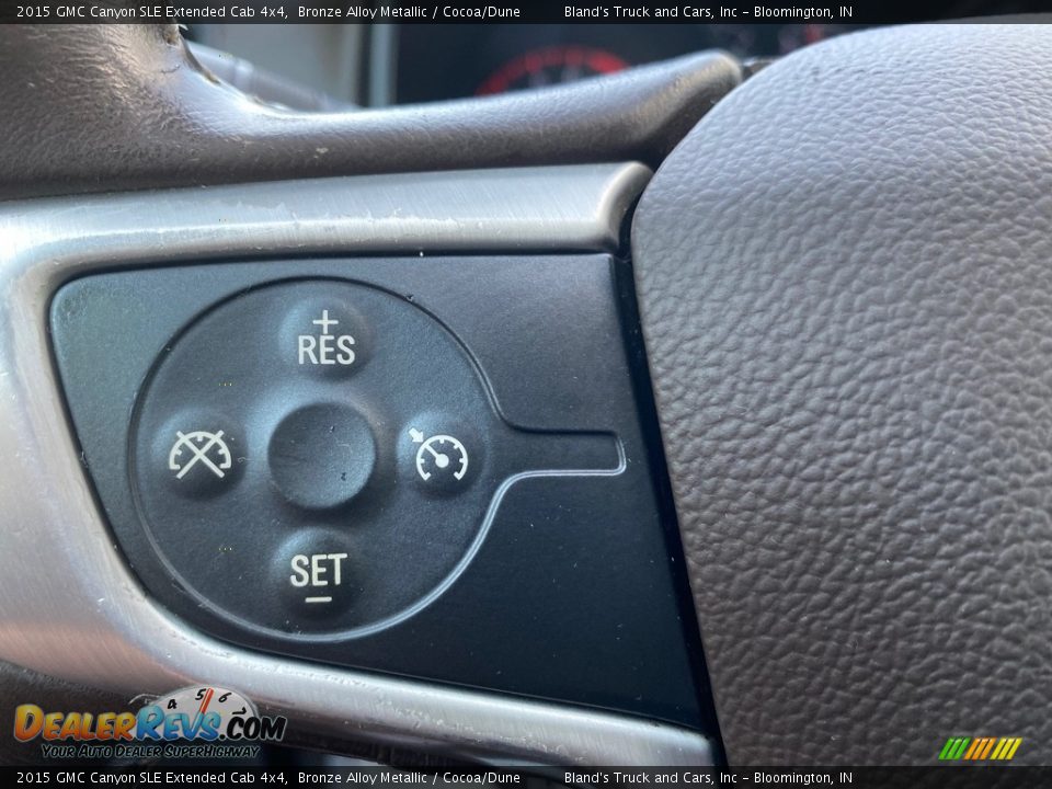 2015 GMC Canyon SLE Extended Cab 4x4 Steering Wheel Photo #7