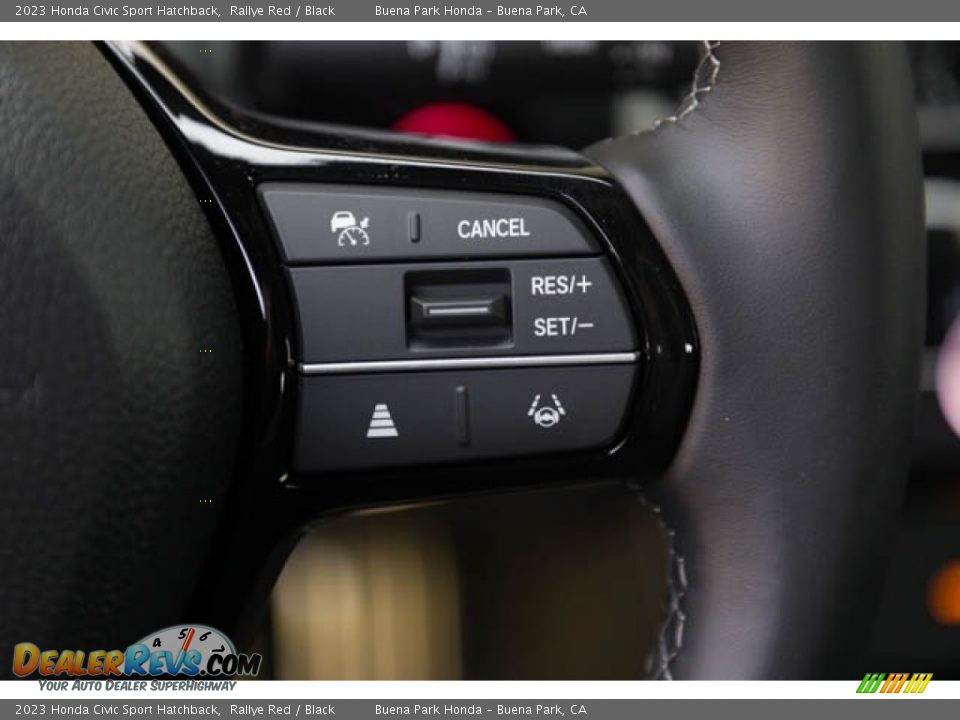 2023 Honda Civic Sport Hatchback Steering Wheel Photo #21