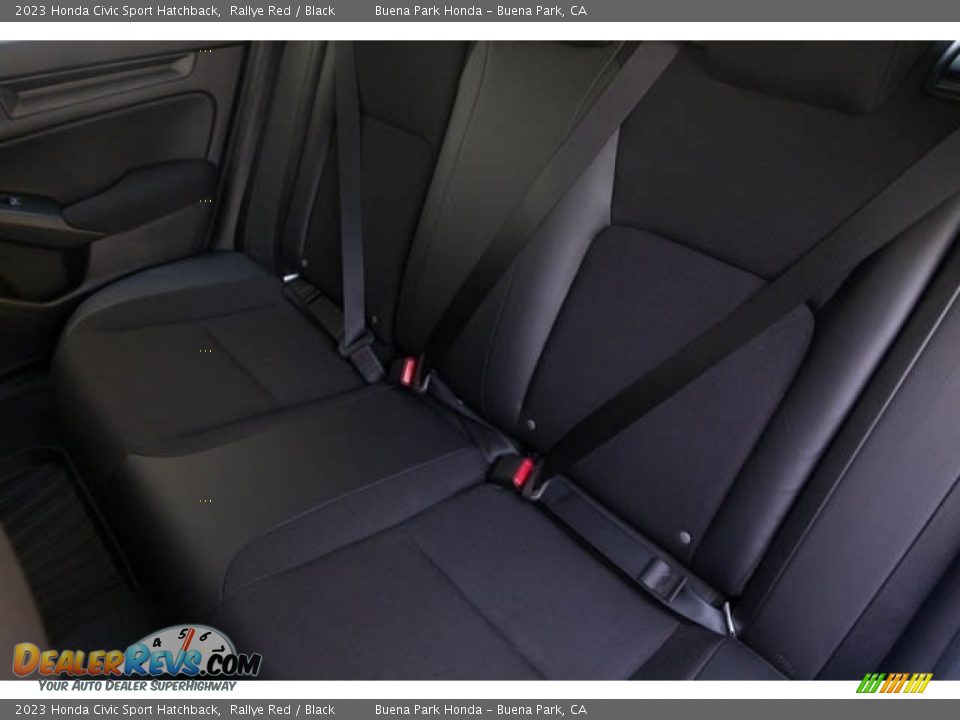 2023 Honda Civic Sport Hatchback Rallye Red / Black Photo #25