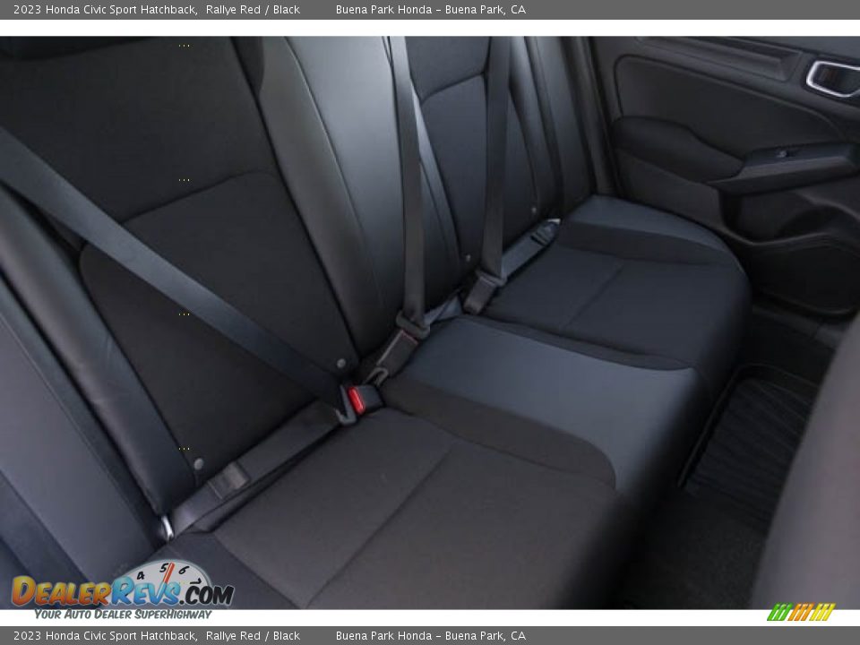 2023 Honda Civic Sport Hatchback Rallye Red / Black Photo #28