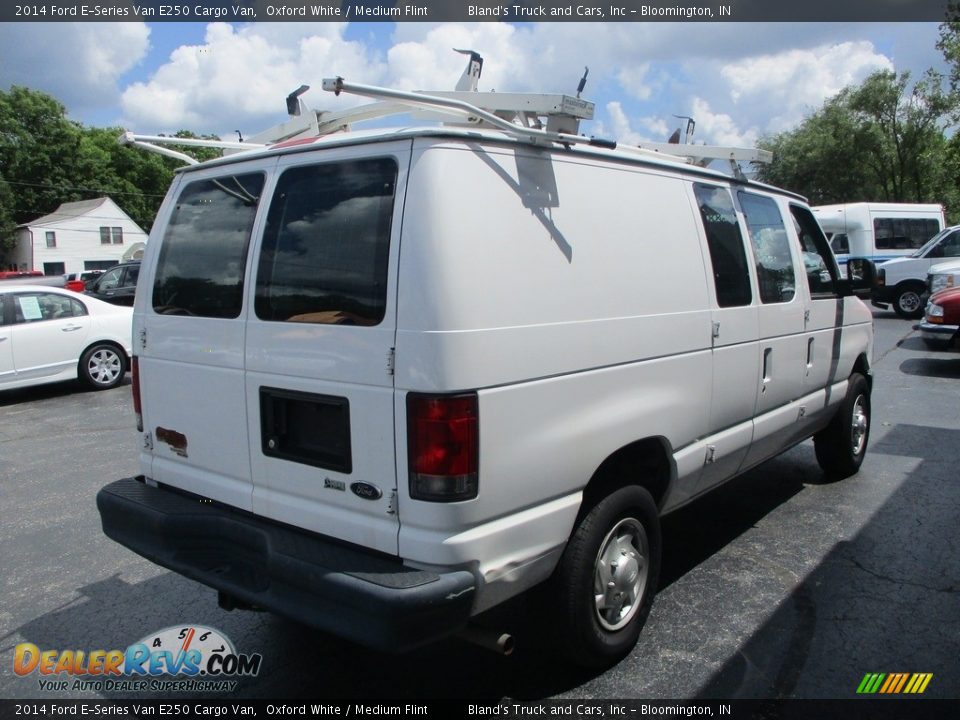 2014 Ford E-Series Van E250 Cargo Van Oxford White / Medium Flint Photo #4