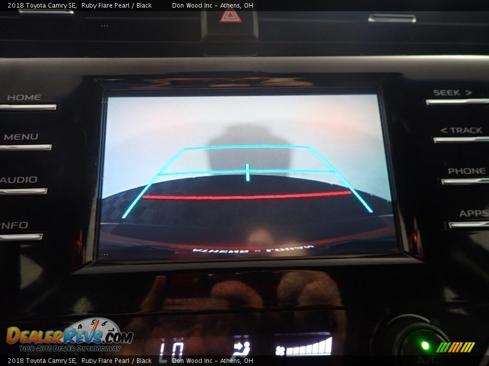2018 Toyota Camry SE Ruby Flare Pearl / Black Photo #3