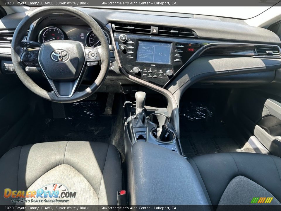 2020 Toyota Camry LE AWD Super White / Black Photo #13