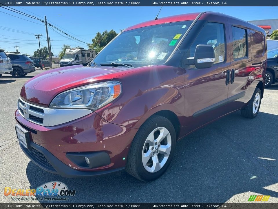 Deep Red Metallic 2018 Ram ProMaster City Tradesman SLT Cargo Van Photo #3