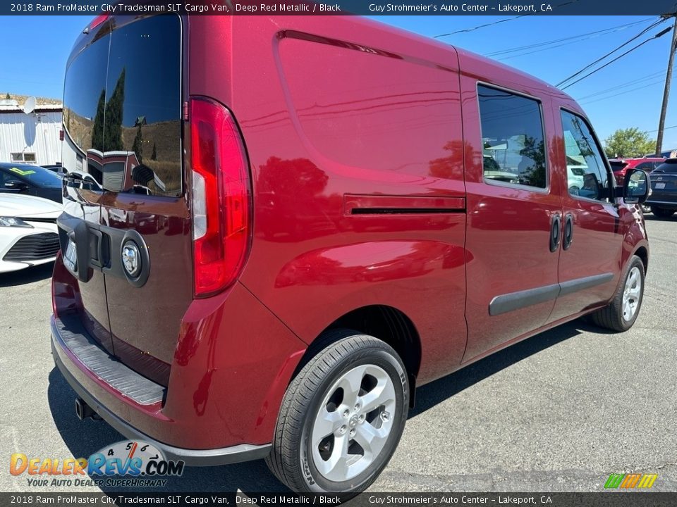 Deep Red Metallic 2018 Ram ProMaster City Tradesman SLT Cargo Van Photo #6