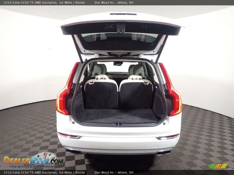 2019 Volvo XC90 T6 AWD Inscription Ice White / Blonde Photo #13