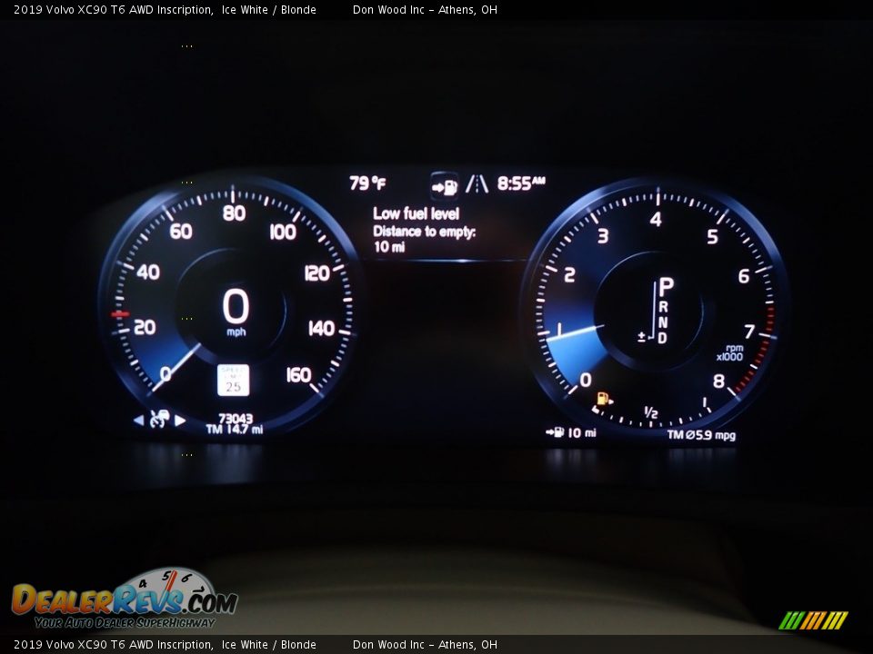 2019 Volvo XC90 T6 AWD Inscription Gauges Photo #25