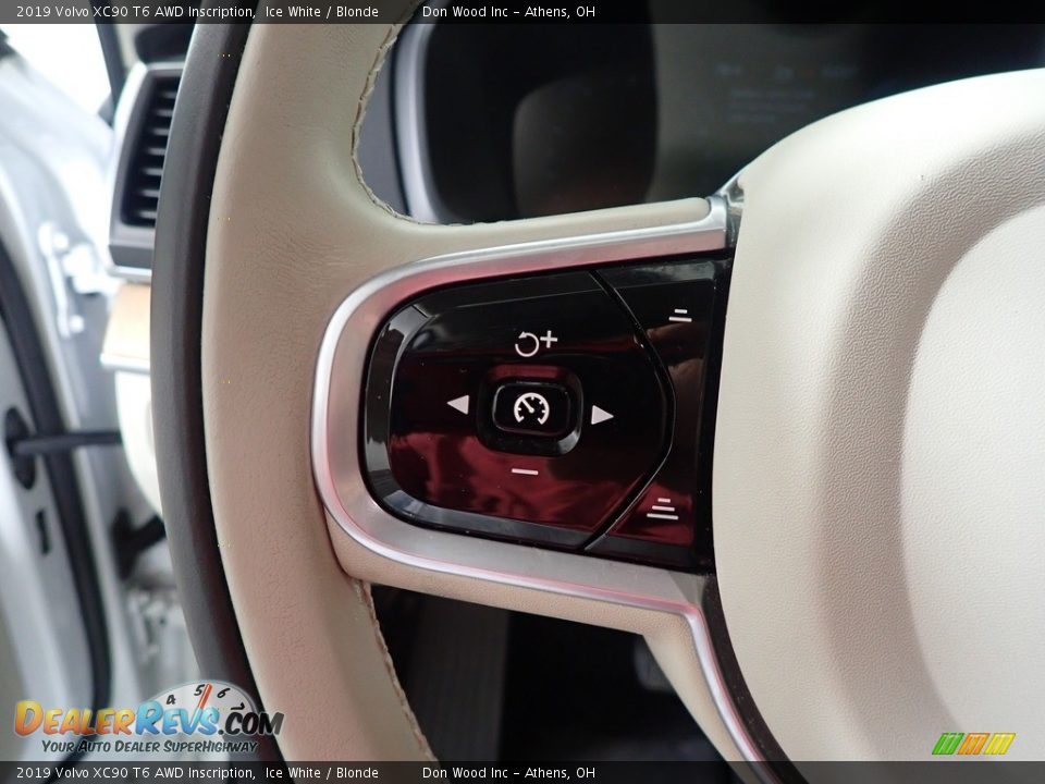 2019 Volvo XC90 T6 AWD Inscription Steering Wheel Photo #26