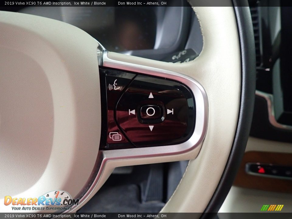 2019 Volvo XC90 T6 AWD Inscription Steering Wheel Photo #27