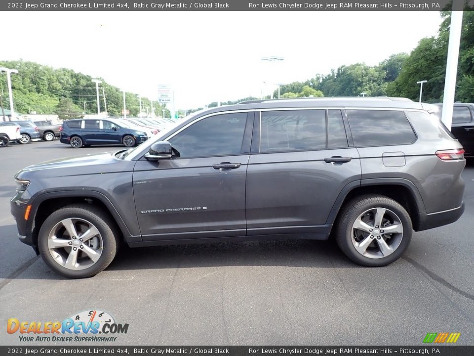 2022 Jeep Grand Cherokee L Limited 4x4 Baltic Gray Metallic / Global Black Photo #2