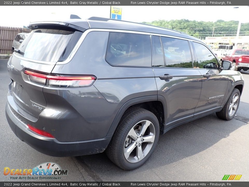 2022 Jeep Grand Cherokee L Limited 4x4 Baltic Gray Metallic / Global Black Photo #6