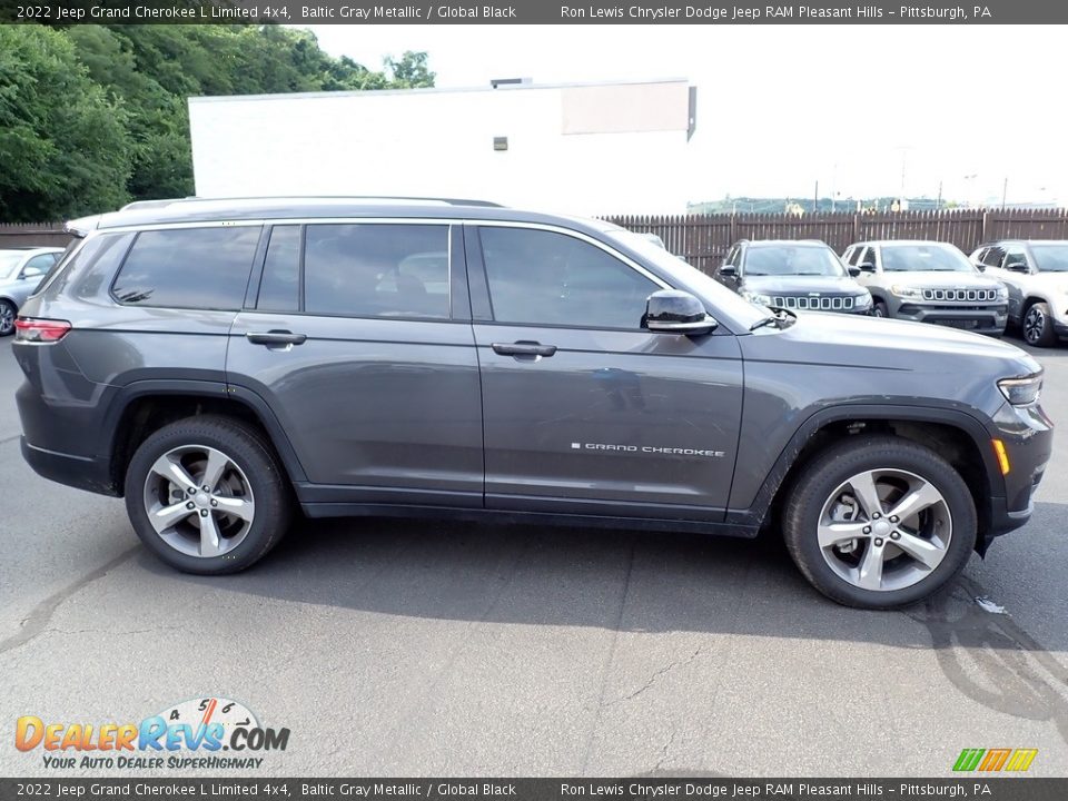 2022 Jeep Grand Cherokee L Limited 4x4 Baltic Gray Metallic / Global Black Photo #7