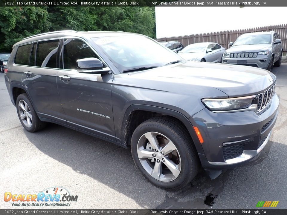 2022 Jeep Grand Cherokee L Limited 4x4 Baltic Gray Metallic / Global Black Photo #8