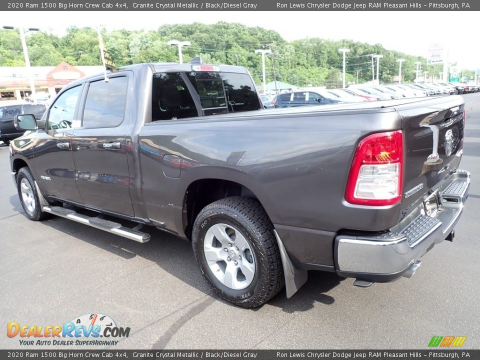 2020 Ram 1500 Big Horn Crew Cab 4x4 Granite Crystal Metallic / Black/Diesel Gray Photo #3